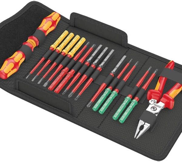 WERA Kraftform Kompakt VDE 17 extra slim 1 Bit set with inter-changeable blades extra slim