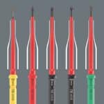 WERA Kraftform Kompakt VDE 17 extra slim 1 Bit set with inter-changeable blades extra slim