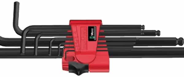 WERA 950/9 Hex-Plus 6 lose L-key set, metric, BlackLaser