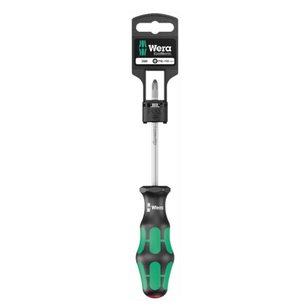 WERA 350 PH 1 x 80 mm SB Screwdriver for Phillips screws