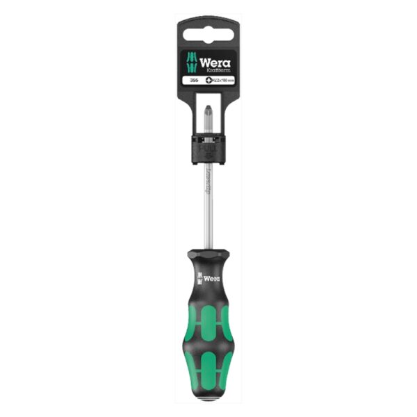WERA 355 PZ 1 x 80 mm SB Screwdriver for Pozidriv screws