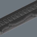 WERA  9722 Foam insert 8000 C Zyklop 1/2 ratchet set 1 Zyklop ratchet set, 31-pieces