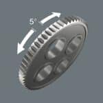 WERA  9722 Foam insert 8000 C Zyklop 1/2 ratchet set 1 Zyklop ratchet set, 31-pieces