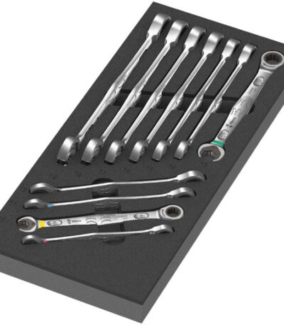 WERA 9730 Einlage 6000 Joker Set 1 Ring ratchet spanner set, 11-pieces