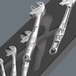 WERA 9732 Foam insert 6004 Joker set 1 self-setting spanner set, 5-pieces