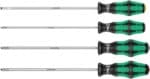WERA 335/350/355/4 Screwdriver set, 200 mm-long blades