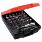 WIHA Standard bit set, 25 mm mixed, 31-pcs. 1/4 C 6.3 incl. box
