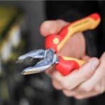 WIHA Combination pliers Professional electric with DynamicJoint® and OptiGrip with extra long cuttin