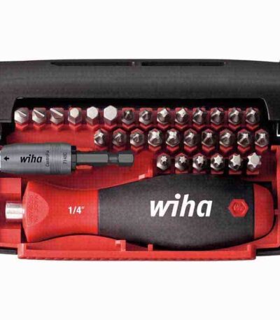 WIHA Standard Collector bit set, 25 mm  mixed, 32-pcs. 1/4 C 6.3 incl. box