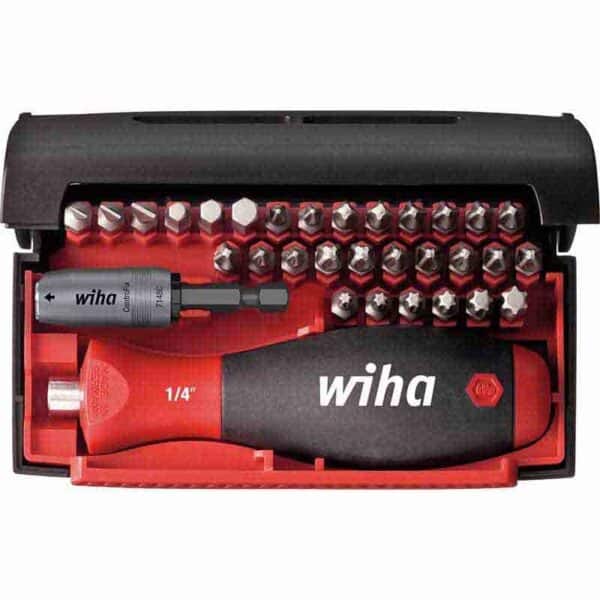 WIHA Standard Collector bit set, 25 mm  mixed, 32-pcs. 1/4 C 6.3 incl. box