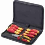 WIHA Tool set electrician Screwdriver, heavy-duty diagonal cutters, 8-pcs. incl. tool pouch
