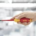 WIHA Screwdriver set SoftFinish® electric slimFix Slotted, Phillips, PlusMinus/Pozidriv 6-pcs.