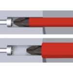 WIHA Screwdriver SoftFinish® electric slimFix Pozidriv on SB-card