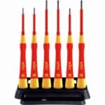 WIHA Fine screwdriver set PicoFinish® electric Slotted, Phillips, 7 pcs. incl. holder