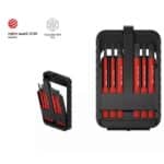 WIHA slimBit electric bit set Slotted, Phillips, Pozidriv 6-pcs.