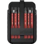 WIHA slimBit electric bit set Slotted, Phillips, Pozidriv, PlusMinus/Pozidriv, TORX® 12-pcs. with be