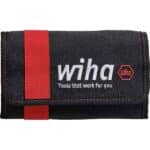 WIHA Screwdriver and nut driver insert 1/4 set slimVario® electric mixed, 14-pcs. incl. folding bag