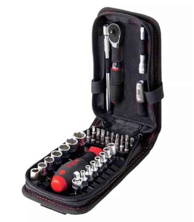 WIHA Nut driver and bit set 1/4 41 pcs. incl. functional bag with belt clip