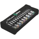 WERA - 8100 SA 7 Zyklop Metal Ratchet Set with push-through square, 1/4 drive, metric, 28 pieces - Image 2