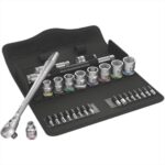 WERA - 8100 SB 8 Zyklop Metal Ratchet Set with switch lever, 3/8 drive, metric, 29 pieces