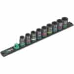 WERA - Magnetic socket rail C Impaktor 1 socket set, 1/2 drive, 9 pieces