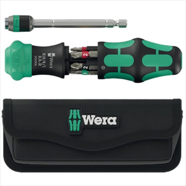 WERA - Kraftform Kompakt 20, RACHETING FUNCTION, with pouch, 6 pieces