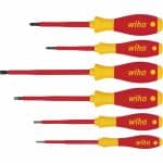 WIHA - Screwdriver set SoftFinish® electric Slotted, Phillips 6-pcs - Image 2